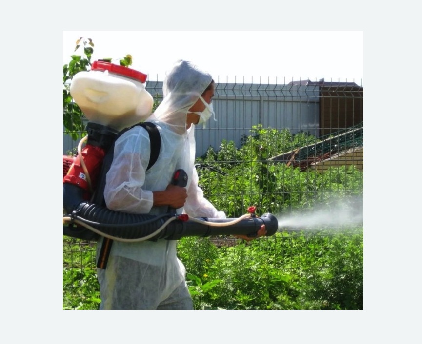 Акарицидная обработка территории в Дмитровске